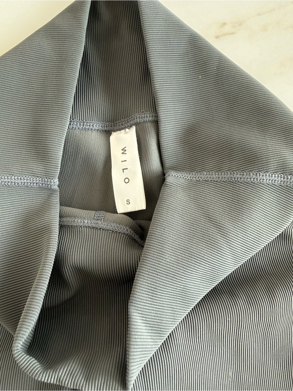 Wilo Base Ribbed (Charcoal) 7/8 Legging - Picture 3 of 4